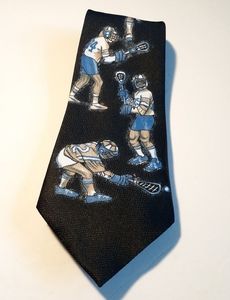 Deborah Vintage Handmade In Korea Hockey Necktie
